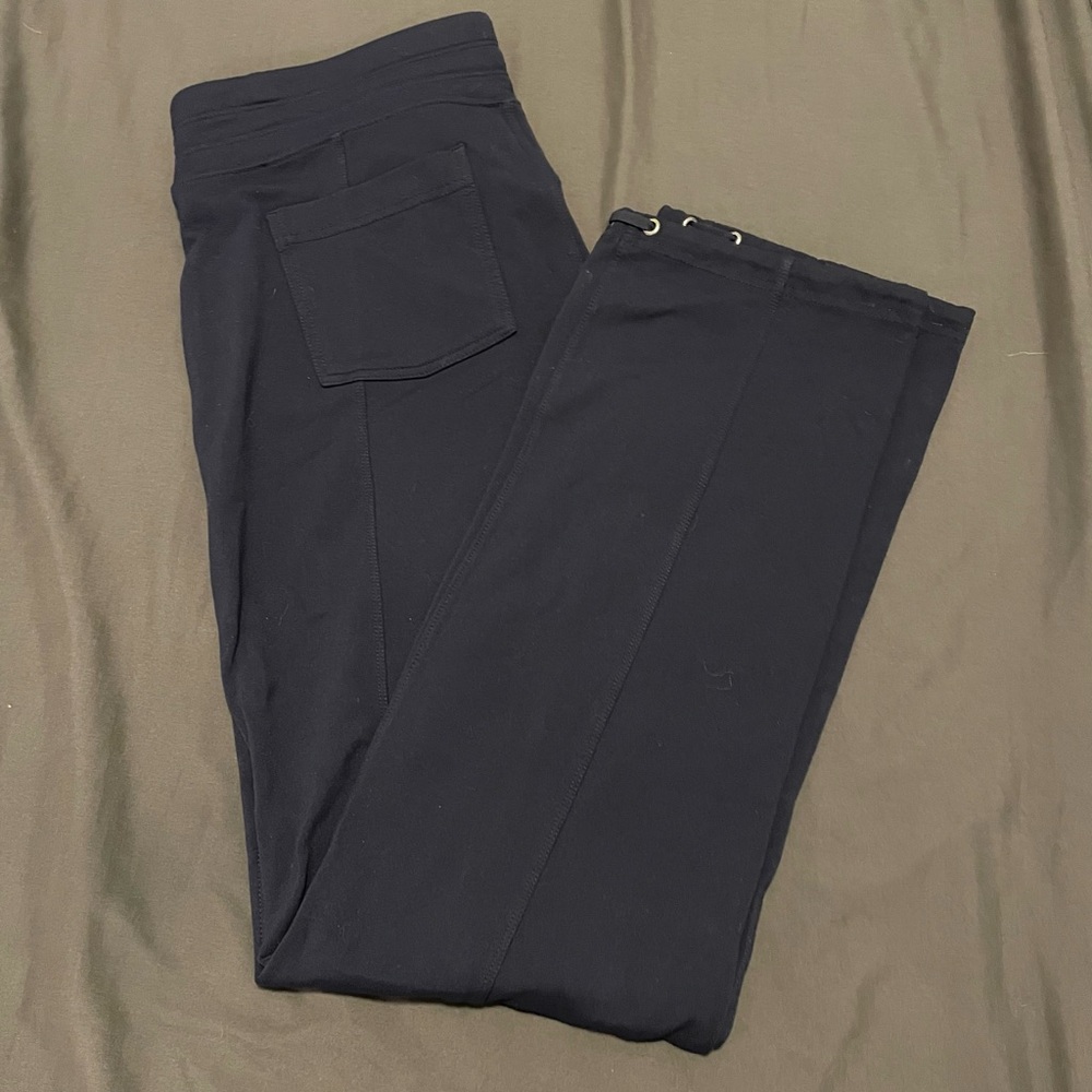 Athleta City Jogger Navy Blue Straight Leg Waistband Women’s Large